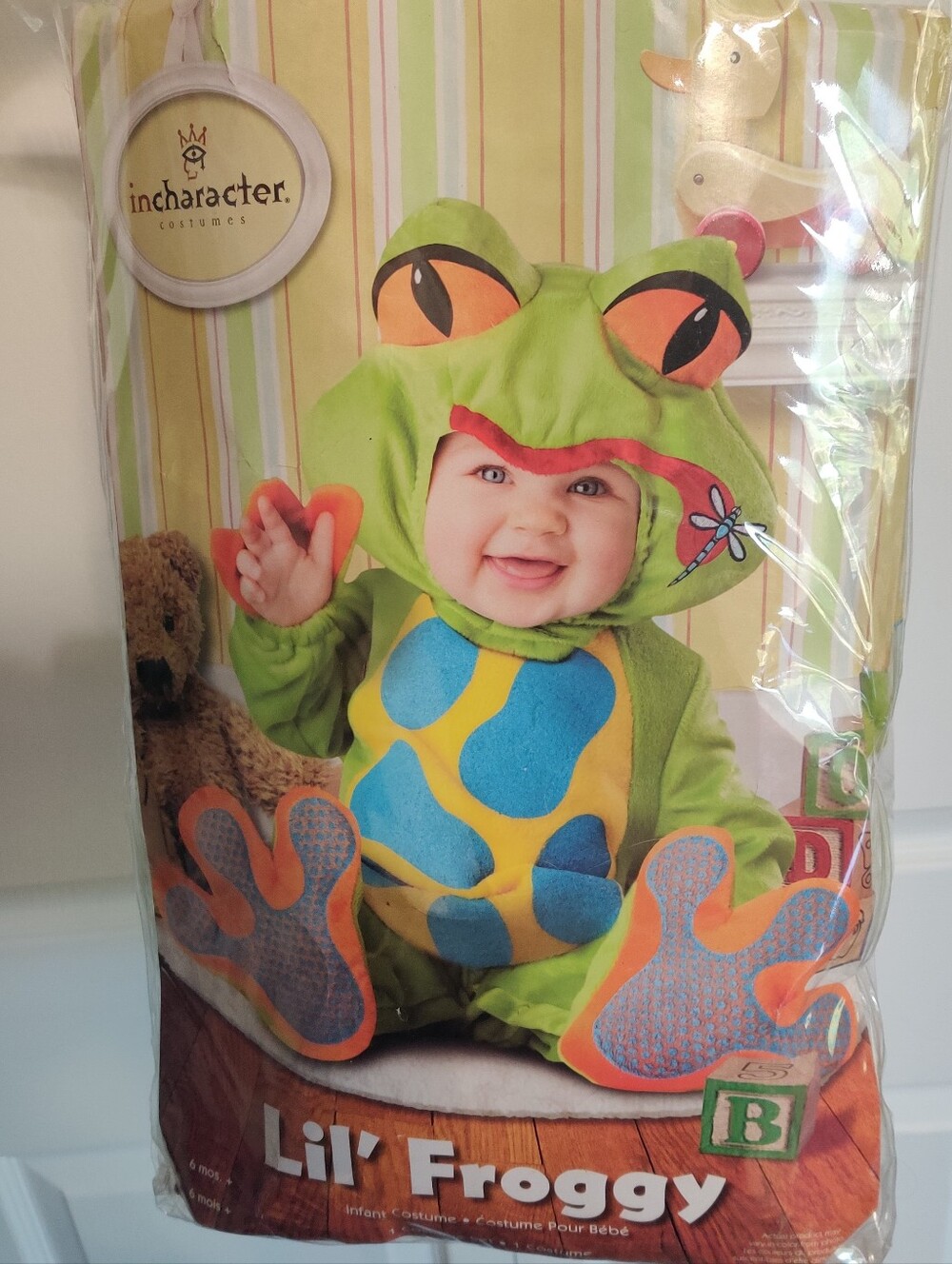 Baby Animal Halloween Costume Lil Froggy Infant Green Frog 6-12 months S Small